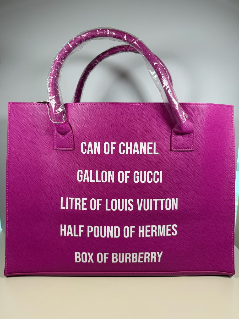 Brand New LA/TC Pink Vegan Leather Tote – NWT